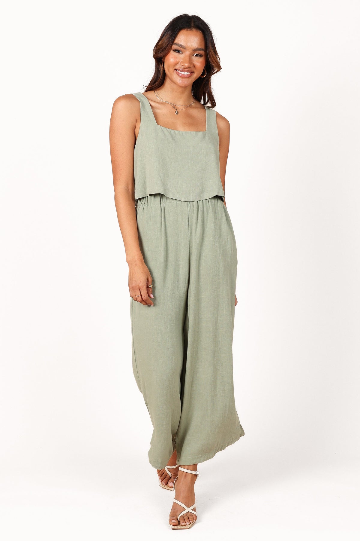Eleanor Cropped Top - Green