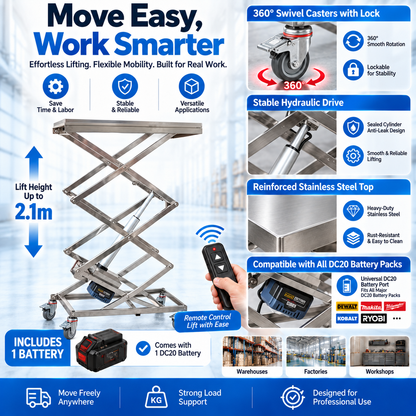 2.1 M Adjustable Heavy-Duty Professional Lifting Equipment Set